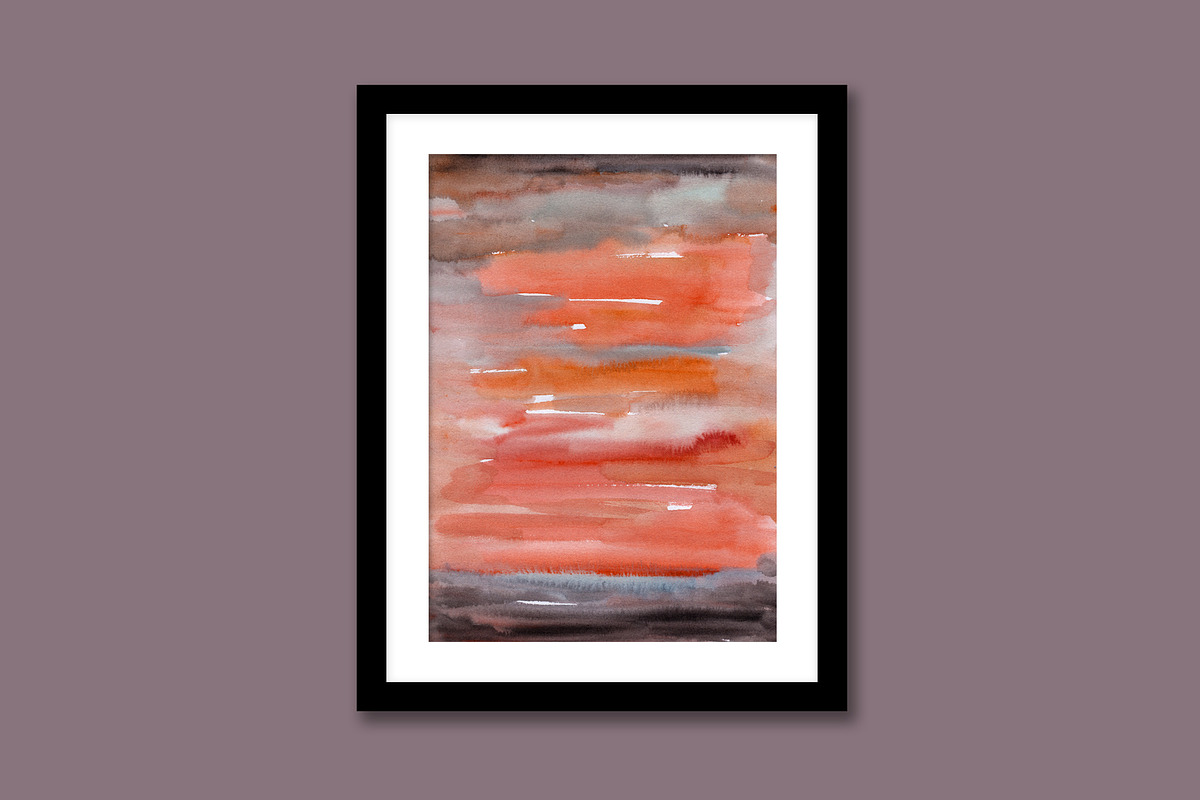 Red Earth, Watercolor, a Texture Graphic by Marmoris.Arts (Photo 4 of 6)