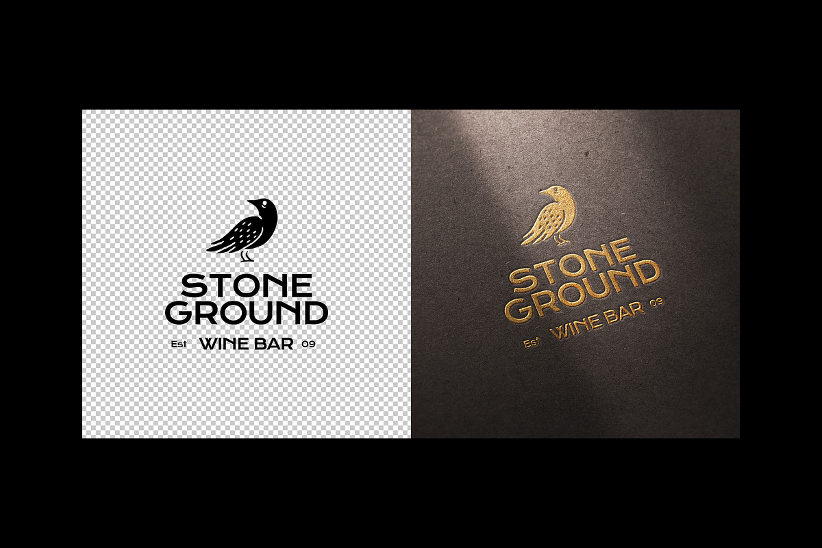 Craft Paper Logo Mockup, a Mockup by Design Squad (Photo 2 of 4)