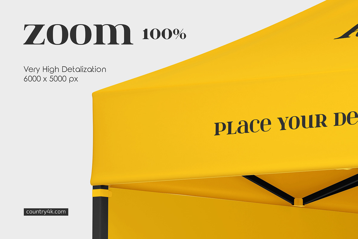 Event Tent Mockup Set, an Advertising Mockup by Country4k (Photo 3 of 4)