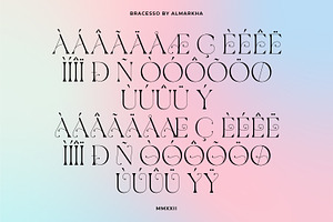 Bracesso - Stylish Display Serif