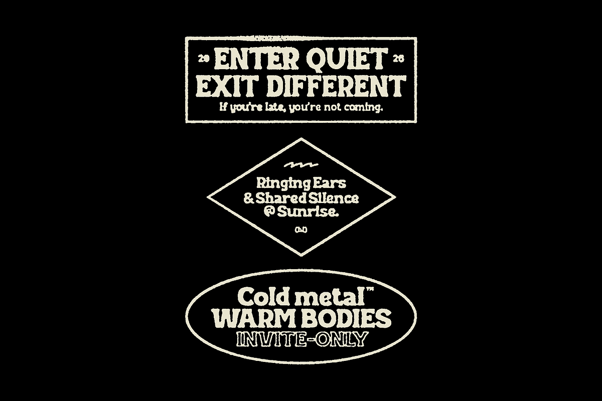 Carnivels - Bold Retro Serif Font, a Serif Font by Typeparties (Photo 8 of 12)