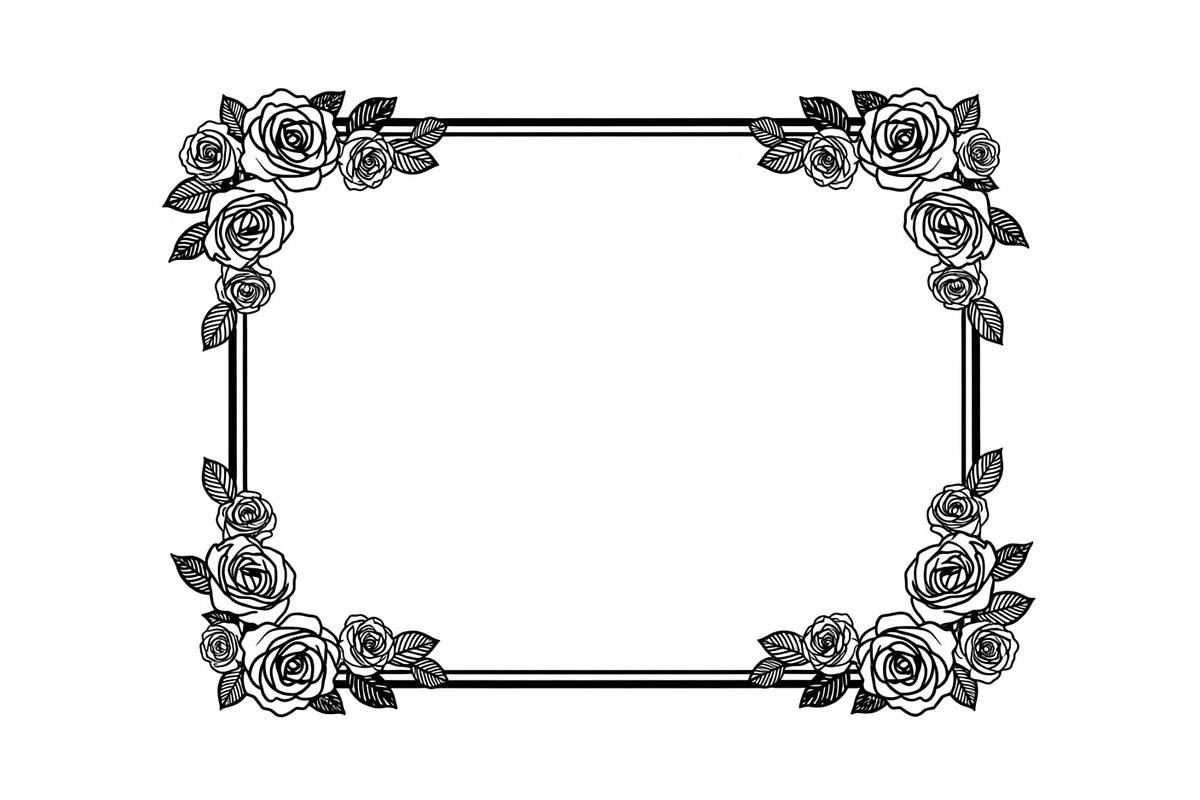 Floral Decorative Frame Vector Bundl, an Illustration by musafir_fashion (Photo 44 of 51)
