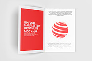 Bi-Fold Half Letter Brochure Mock-up, a Books & Magazine Mockup by Illusiongraphic (Thumbnail 11 of 14)