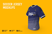 Men's Soccer Jerseys Mockup, a Shirt Mockup by Aprndy85 (Thumbnail 1 of 3)