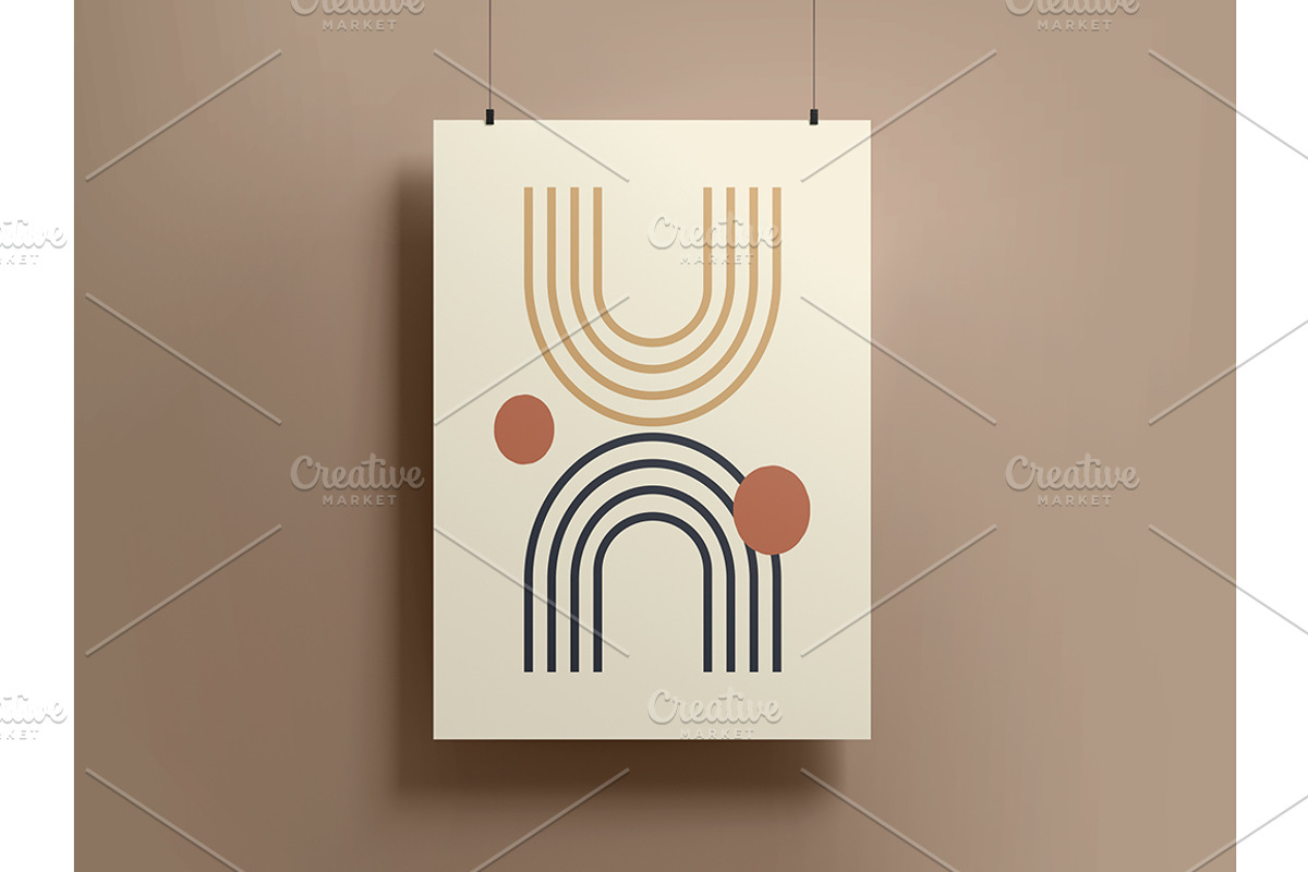 Bohemian Graphic Set, Wall Decor, a Decorative Illustration by NatalyN (Photo 3 of 4)