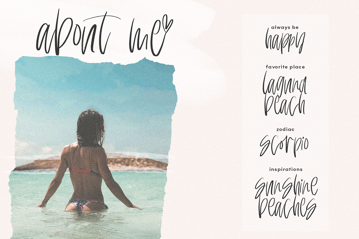 Hamor Island - Script Font & Extras preview 5