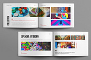 Art Exhibition Template landscape, a Brochure Template by E-Type (Thumbnail 5 of 8)