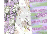 Picnic digital paper, camping papers, a Pattern Graphic by Collart Studio (Thumbnail 2 of 6)