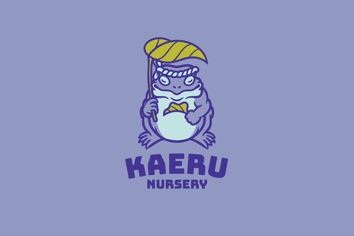 Kaeru Nursery Logo Template, a Branding & Logo Template by Kreasi Malam (Photo 2 of 4)