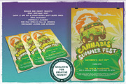 Cannabis Summer Fest Flyer & Poster, a Flyer Template by The Design For Co. (Thumbnail 2 of 3)