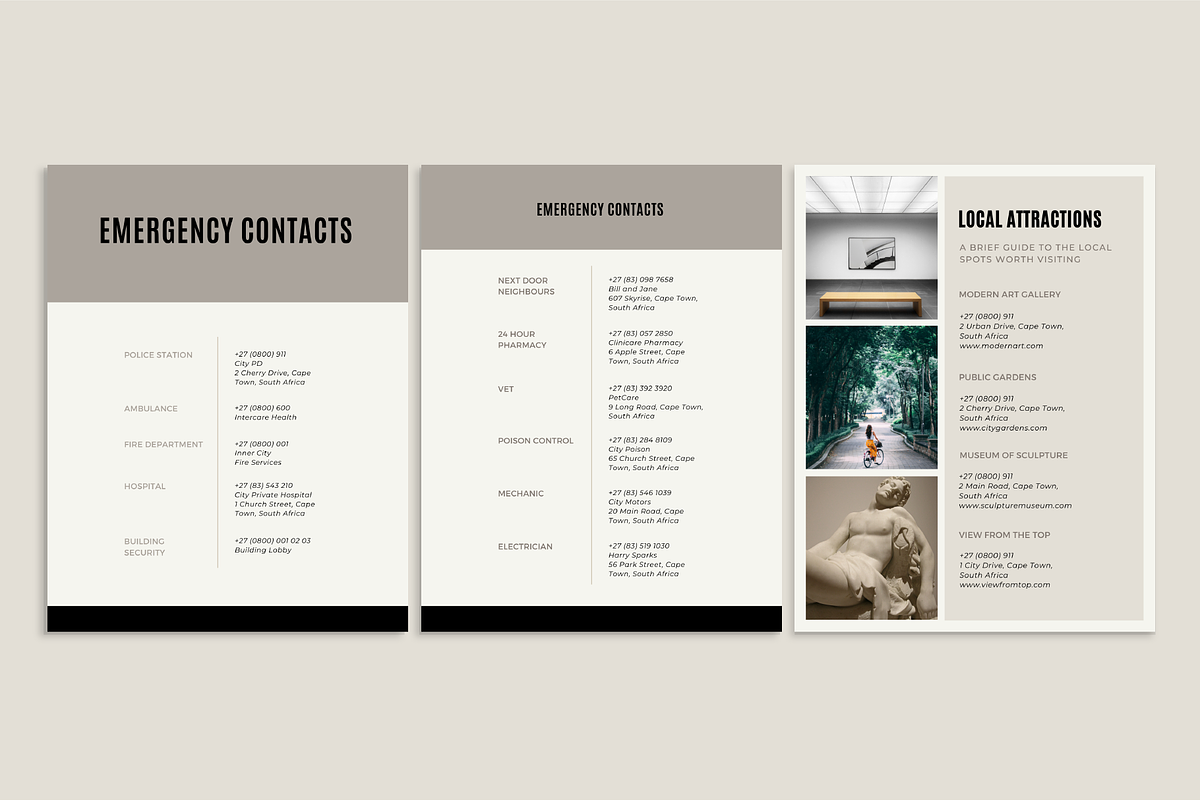 City Airbnb Superhost Welcome Book preview 8