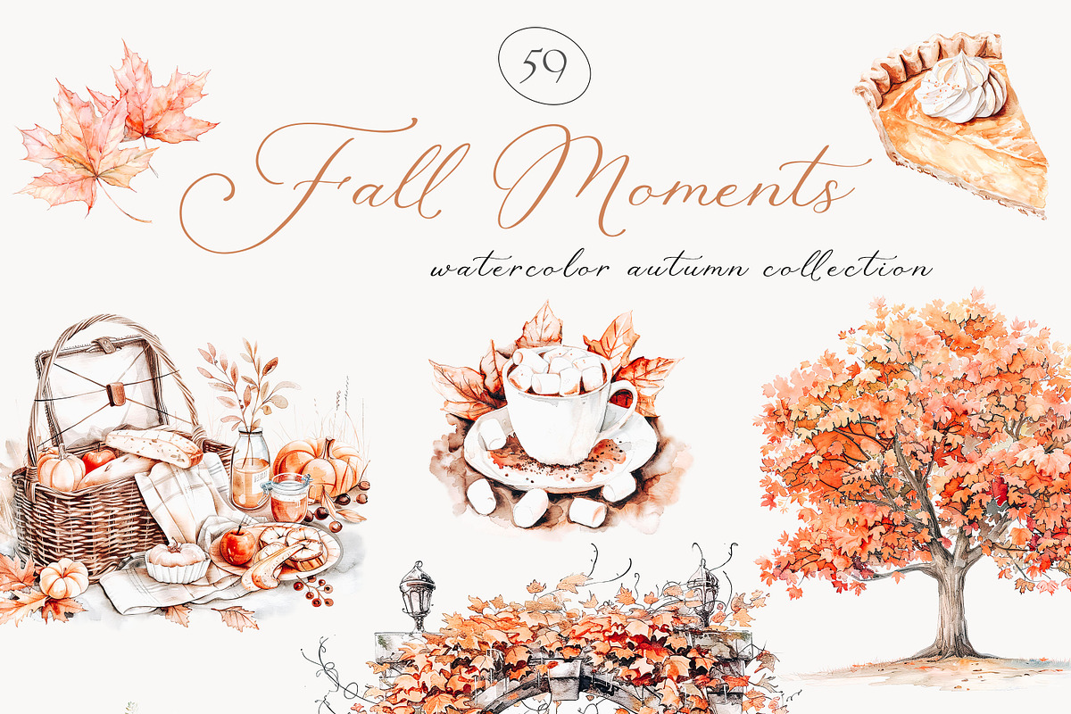 New! Summer + Fall Edition Bundle, a Seasonal Illustration by Isabelle Salem (Photo 63 of 272)