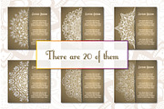 Vintage greeting cards with mandala, a Templates & Theme by BEZIL-ART (Thumbnail 5 of 5)