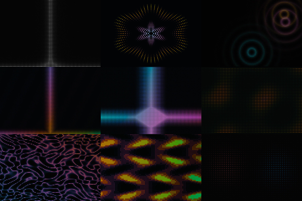 Dots Grid Backgrounds for Music, a Wallpaper Graphic by cheapmotiongraphics (Photo 3 of 8)