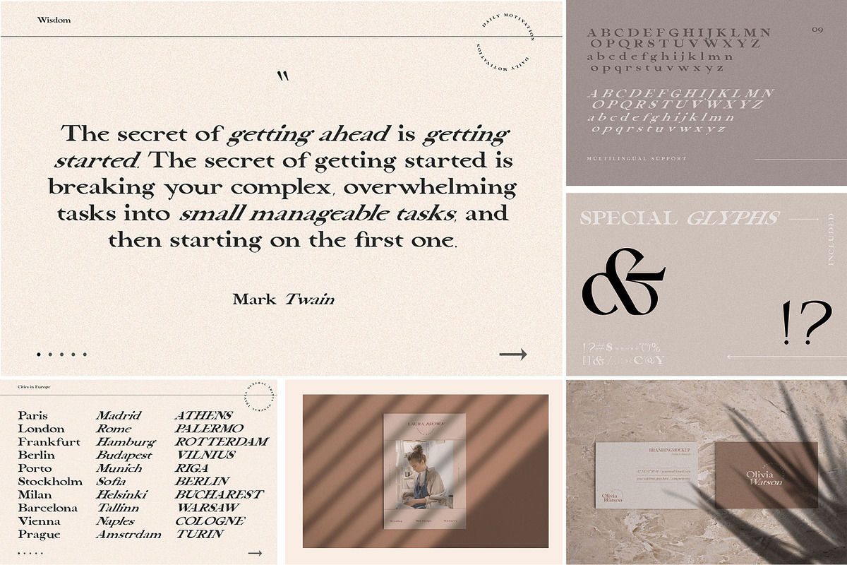 Freco - Modern Serif Font, a Serif Font by AndrewPixelType (Photo 10 of 11)