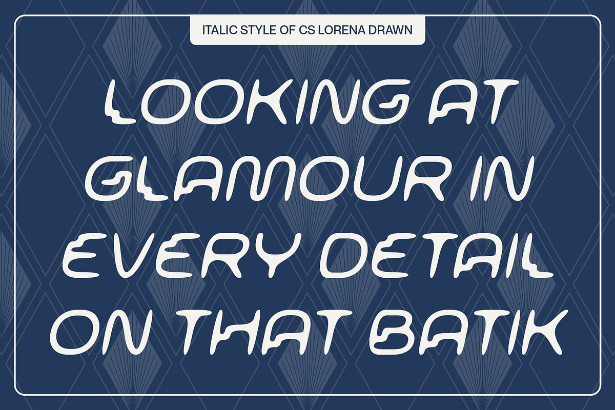 CS Lorena Drawn, a Sans Serif Font by Craft Supply Co. (Photo 2 of 8)