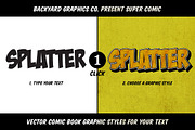 SuperComic - Vector Text Effects, an Action Add-On by BackYard Graphics Co. (Thumbnail 3 of 18)