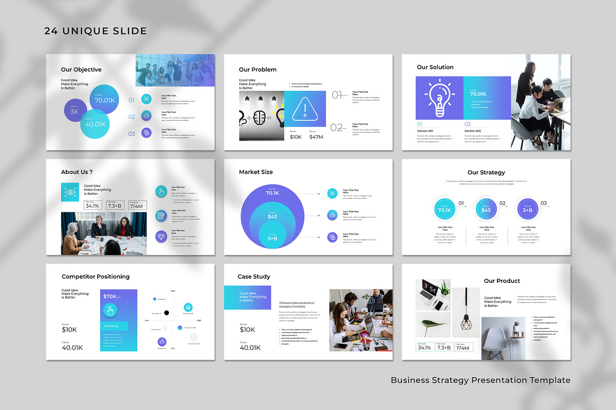 Business Strategy Presentation Templ, a Presentation Template by Creative-Work (Photo 7 of 9)