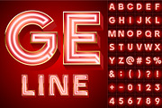 Realistic vector neon alphabet 3, an Object Graphic by popskraft (Thumbnail 6 of 6)