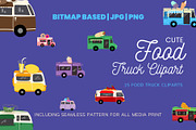 Food Truck 15 Clipart Plus Pattern, an Animal Illustration by rivatxfz (Thumbnail 1 of 6)