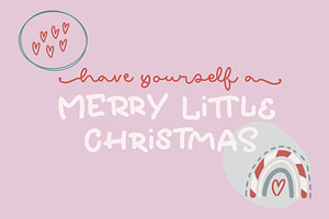 Under The Mistletoe Font Duo