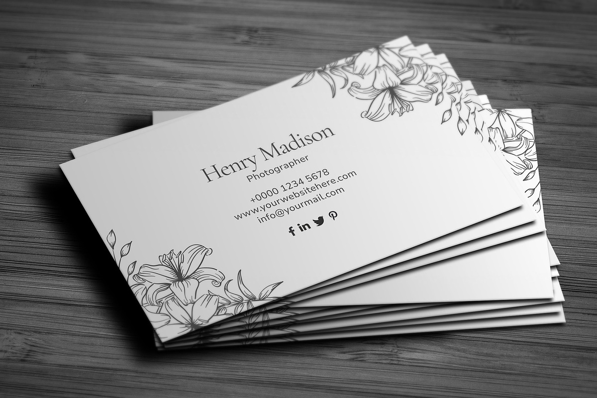 Beautiful Canva Business Card, a Business Card Template by Saman Osama (Photo 4 of 5)