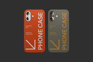iPhone 16 Case Mockup, an iPhone Mockup by UFR_GRAPHIC