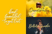Biolatesha Calligraphy Font, a Script Font by Typia Nesia (Thumbnail 7 of 7)