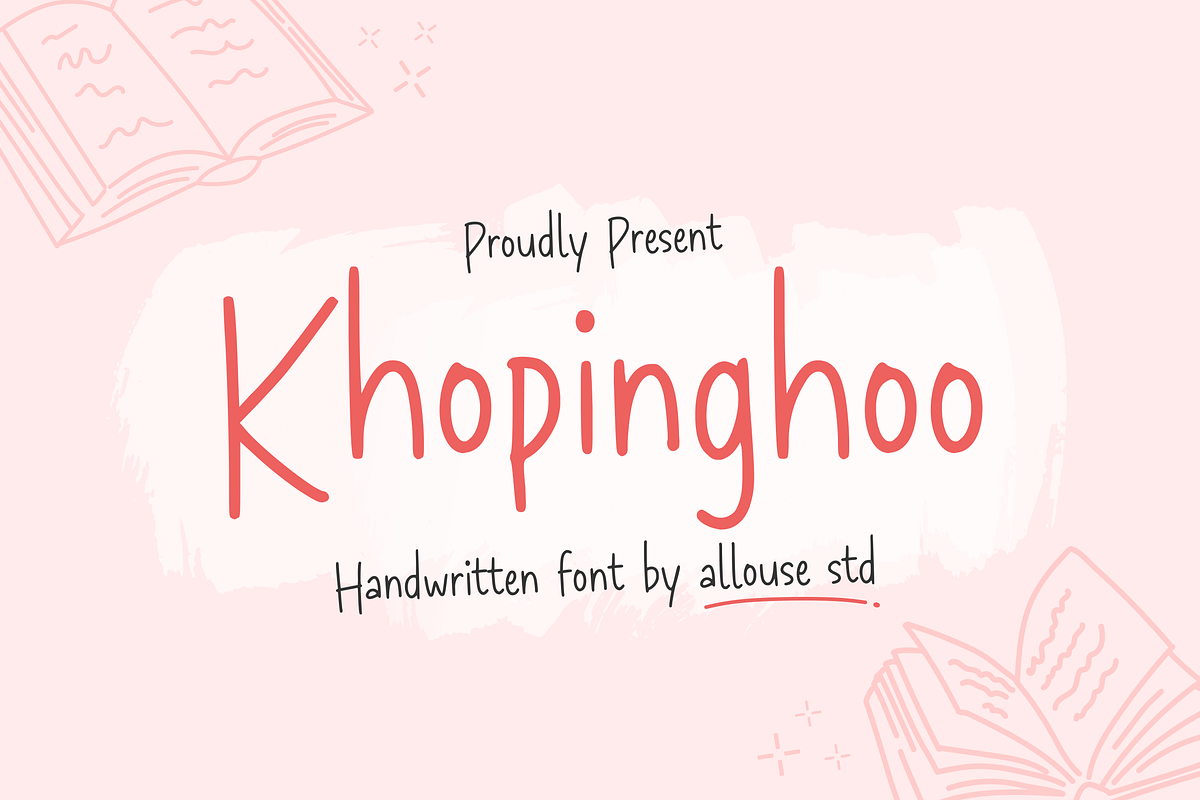 Khopinghoo, a Handwritten Font by Allouse Studio (Photo 1 of 10)