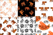 Tigers, an Animal Illustration by Ecaterina Sciuchina (Thumbnail 5 of 5)