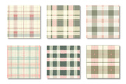 Pastel Plaid Seamless Pattern Bundle, a Pattern Graphic by Canvas Craft (Thumbnail 3 of 9)