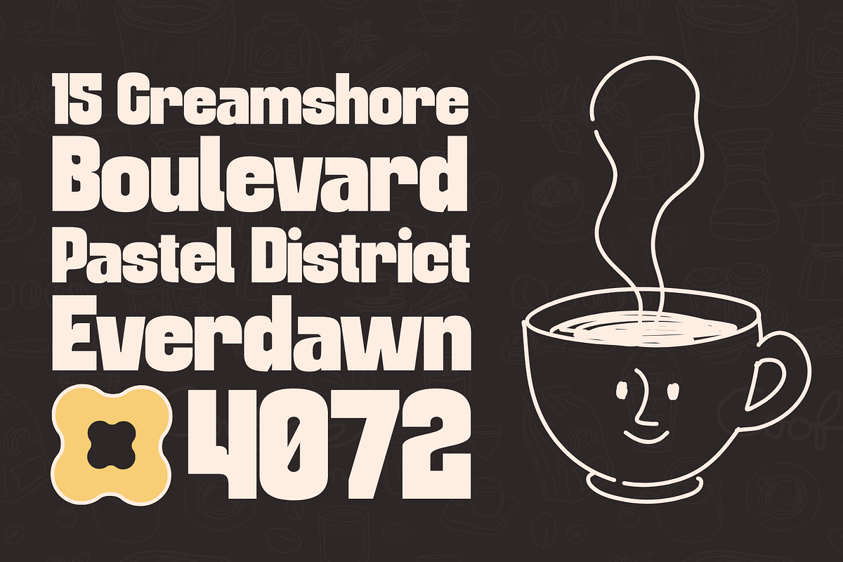Quinia Retro - Boldextrude Food Font, a Sans Serif Font by Nirmana Visual (Photo 4 of 15)