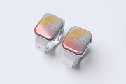 Smart Watch Mockup, a Wearable Device Mockup by xavier_studio (Thumbnail 2 of 5)