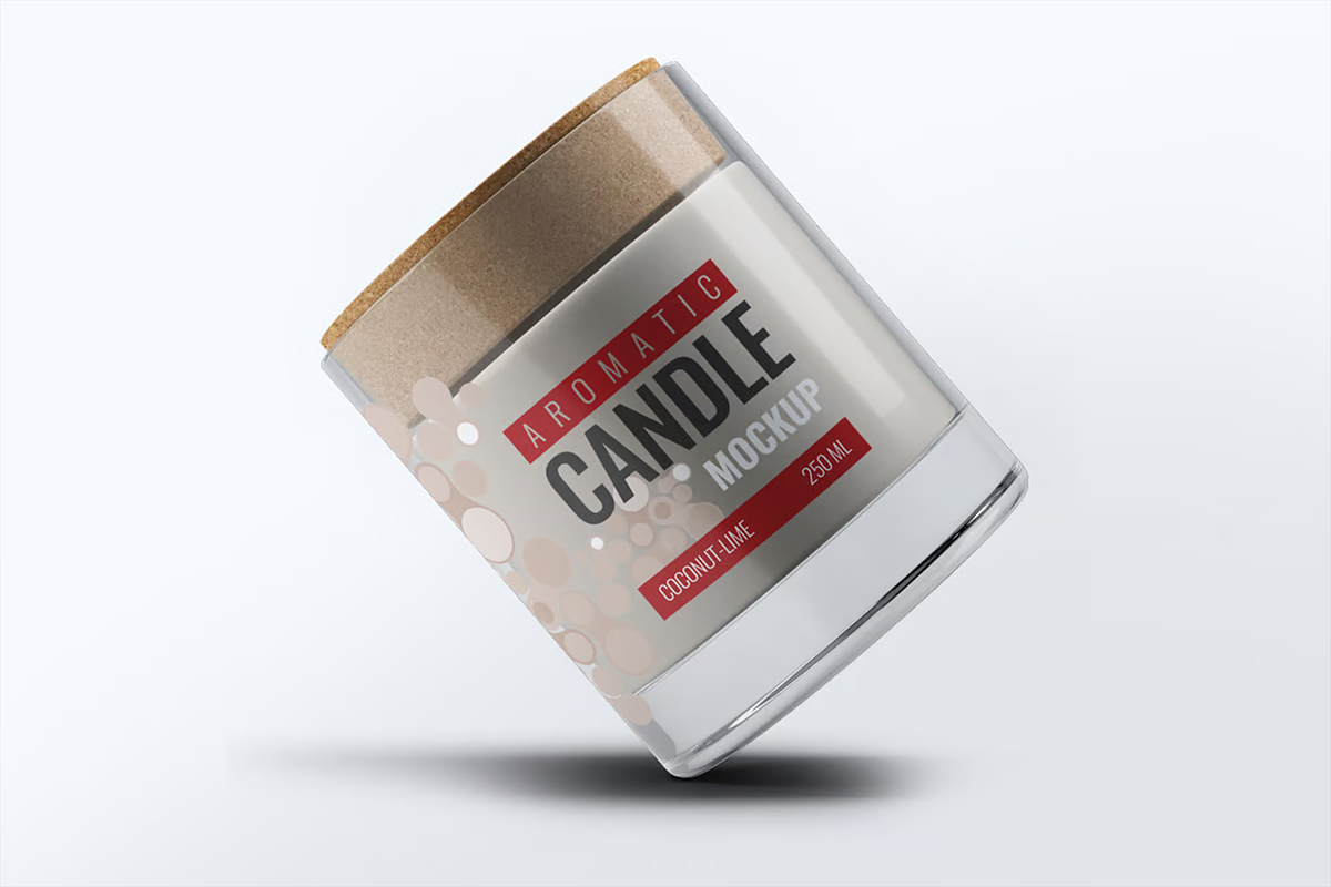 Aromatic Candle Mock-Up, a Product Mockup by DesignRushMarket (Photo 8 of 10)