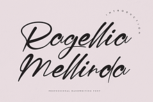 Ragellia Mellinda | handwritten font