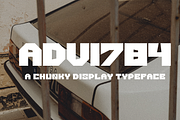 ADV1784 | Chunky san-serif display, a Sans Serif Font by OneTen The Studio (Thumbnail 5 of 6)