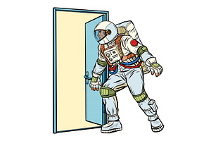 Astronaut Opens The Door To The