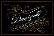Danizatti script, a Script Font by Slex Studio (Thumbnail 1 of 10)