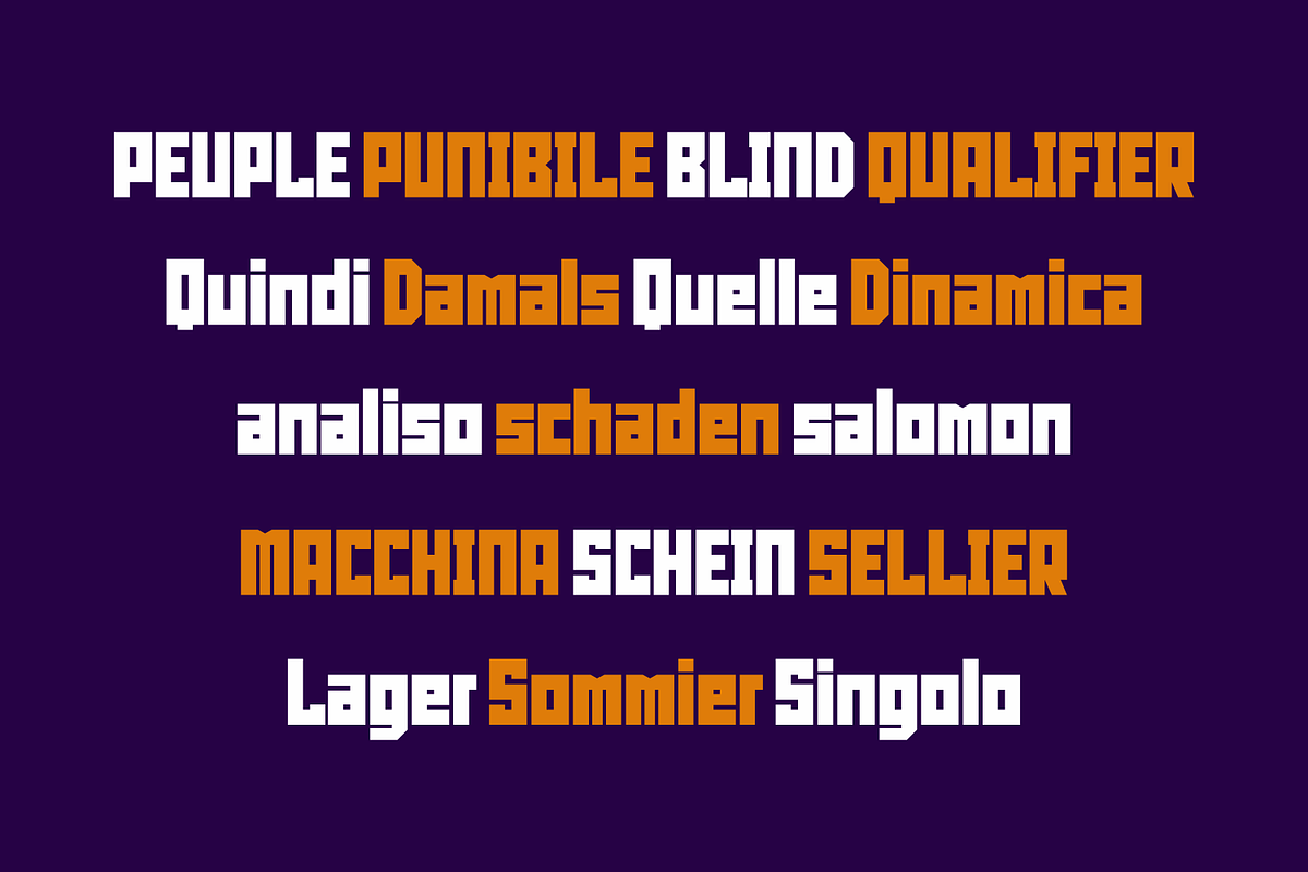 Dasmo - Bold Display Font, a Sans Serif Font by lelevien (Photo 4 of 4)
