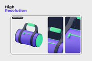Fitness and Gym 3D icons, a Healthcare Illustration by Ekata Studio (Thumbnail 4 of 7)