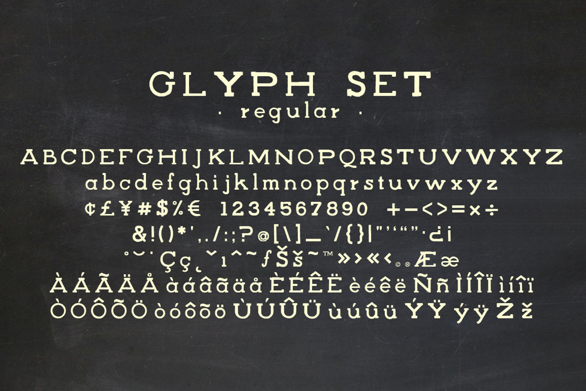 Schoolmarm Typeface preview 3