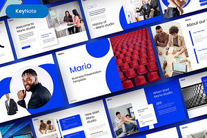 Mario – Business Keynote Template, a Presentation Template by Dens Creative Studio
