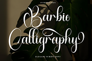 Barbie Calligraphy, a Handwritten Font by InermediaSTUDIO (Thumbnail 1 of 7)