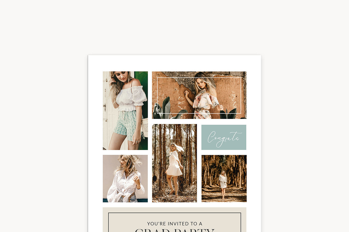 Graduation Announcement Template BRB, an Invitation Template by Laurie Cosgrove Design (Photo 6 of 7)