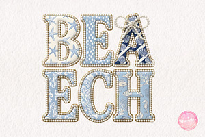 Coquette Beach Vacation Png, an Illustration by CreationArt