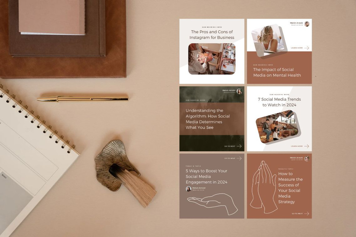 Instagram Post Story Template Hand, a Social Media Template by Keikoya (Photo 7 of 22)