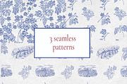 Grape branches&leaves vector clipart, an Object Graphic by Lidia's watercolor world (Thumbnail 5 of 5)