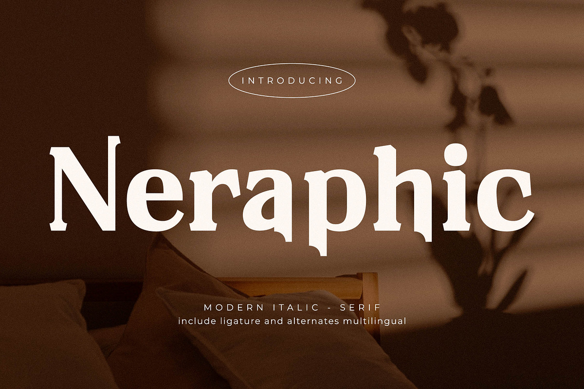 Neraphic A Modern Serif Font, a Serif Font by Storytype Studio (Photo 1 of 15)