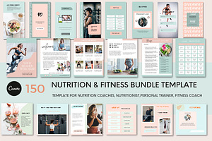 Fitness Course Creator Bundle/ Canva