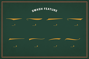 Gold Chamber – Vintage Script, a Sans Serif Font by Almarkhatype (Thumbnail 2 of 12)